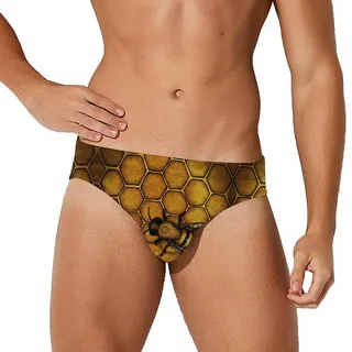 Cmagnifico Herren-Badeanzug, Cartoon-Fuchs-Badehose, Sport-Shorts, Badeanzug, sexy Unterwäsche für Sommer, Surf, Strand - 3XL