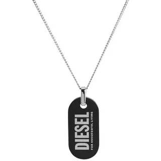 Diesel Herren Halskette Necklace Black Edelstahl DX1349040