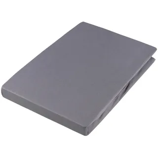 Estella Spannbettlaken Zwirnjersey 6900 180 x 200 - 200 x 220 cm graphit
