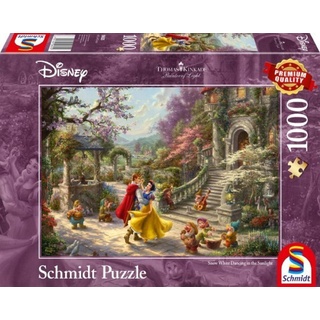 Schmidt Spiele Puzzle Disney, Schneewittchen - Tanz mit dem Prinzen (Puzzle), Puzzleteile