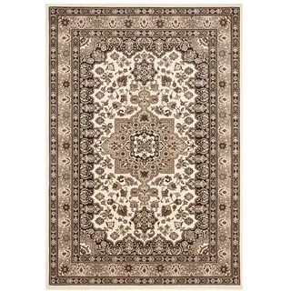 Nouristan Mirkan Kurzflorteppich 80 x 150 cm Beige