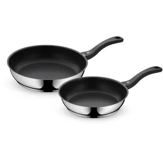 WMF Devil Pfannen-Set 2-tlg. 24 cm + 28 cm edelstahl