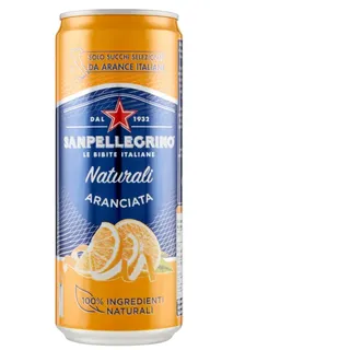 Sanpellegrino Aranciata Orangenlimonade 330 ml Dose - 24 x 0,33 L
