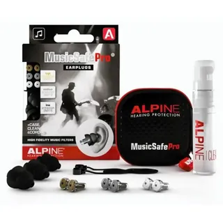Alpine MusicSafe Pro Gehörschutz Ohrstöpsel für Musiker Schwarz