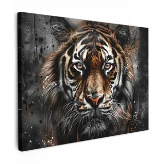 onlywow Leinwand Bilder Tiger | Gr.: 40 x 30 cm