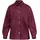Hemdjacke in Veloursleder-Optik Aubergine M