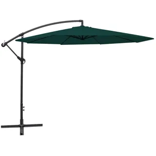 vidaXL Freiarm-Sonnenschirm Ø 350 cm grün