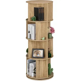 Relaxdays Bücherregal 137 x 50 cm Braun