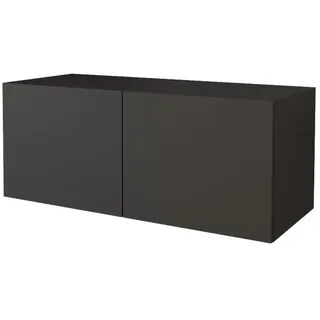 altdecor ELIO Lowboard 100 cm x 40 cm x 40 cm Schwarz Holz
