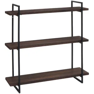 MCW Wandregal 60 x 18 x 60 cm Schwarz