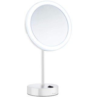 SMEDBO OUTLINE Kosmetikspiegel 5-fach Vergrößerung Dual Light LED Touch weiß FK484EW