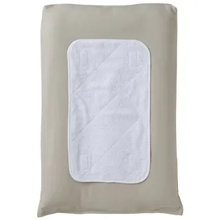 vertbaudet Wickelauflage 2er-Set Frottee-Unterlagen für Baby Wickelauflagen weiß