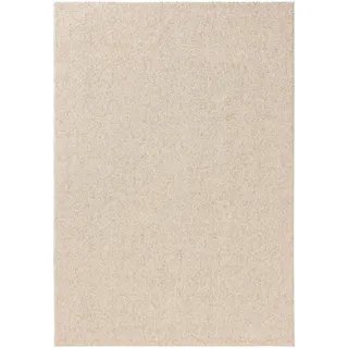 benuta Nest Waschbarer Kurzflor Teppich Enzo Cream 120x170 cm - Moderner Kurzflor-Teppich für Wohnzimmer
