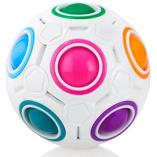 Cubidi CUBIDI® Original Regenbogenball | Geschicklichkeitsspiel für Kinder und Erwachsene | Spannendes Knobelspiel für Mädchen und Jungen ab 6 Jahren