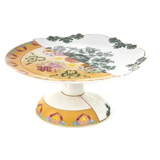 SELETTI Etagere aus Porzellan Ø 26 cm H.11,5 "Hybrid-Raissa