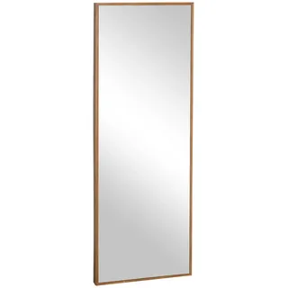 Homcom Wandspiegel 125 x 45 cm Natur