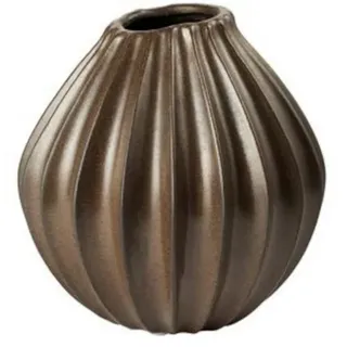 Broste Copenhagen Wide Vase Antique Brown