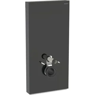 Geberit Monolith Plus Bauh. 101cm, Fr. Gl. sw, S. Alu SW-chrom