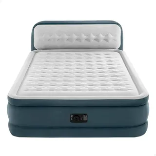 Intex Dura Beam Deluxe Ultra Plush Luftmatratze - Grey - 152 x 236 x 86 cm