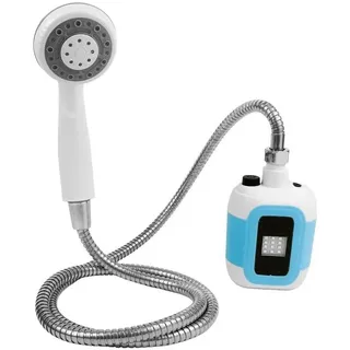 EasyMaxx Akku-Dusch- & Bewässerungsbrause 3,7V Weiß/Blau/Grau