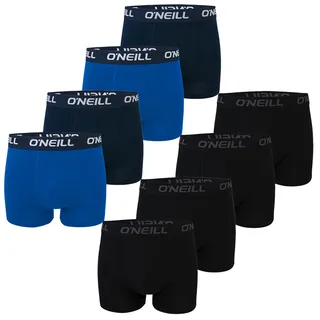 O'Neill Herren Boxershort Uni Sport Boxer S M L XL XXL 95% Baumwolle - 4er 6er 8er Multipack in L 8er Pack