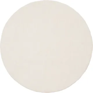 myfelt Wollteppich Linéa Filzteppich rund, rund, 100% reine Schurwolle, in verschiedenen Größen erhältlich weiß Ø 300 cm