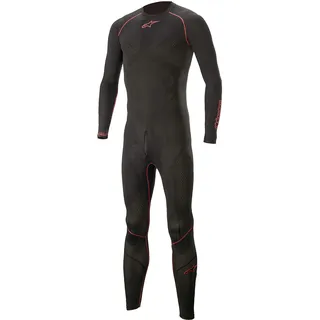 Alpinestars Ride Tech Lite 1pc Undersuit Schwarz/Rot XS/S