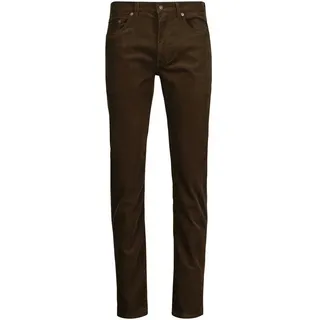 Gant Cordhose Slim Fit Cord-Jeans Hayes braun 40/32