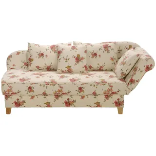 Max Winzer Selma Recamiere mit Armteil rechts klappbar Flachgewebe beige