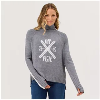 KRIMSON KLOVER Strickpullover Off-Piste Turtleneck in heather grey | Gr.: XL