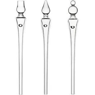 JXAXD 3 Stück Whisky Wasserpipette Glas, Whisky Pipette Dropper, Pipette Verdünnungstool, Glaspipette für Whisky Zubehör, Exakte Dosierung für Whiskygenuss, Glaspipette für Rum, Bourbon, Scotch