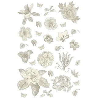 Sanders & Sanders Wandtattoo Grau, 65 x 42.5 cm, 601340