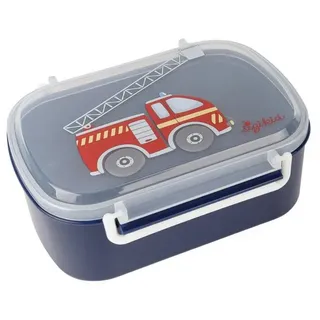 Sigikid Lunchbox Brotzeit Snackdose Feuerwehr für Kinder Jungen, 100% Polypropylen, (1-tlg) blau