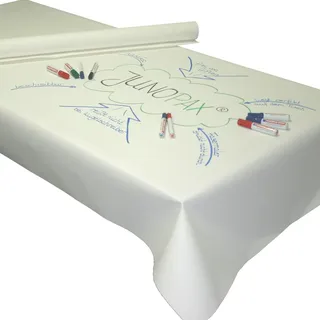 JUNOPAX Papiertischdecke JUNOPAX 50 x 1,15 m Weiß