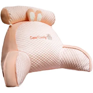 KSHSAA Niedliches Bett-Sitzkissen, Lesekissen, Rückenstützkissen, Sofa mit Armlehne, Rückenlehne für Betten zum Entspannen, Ansehen, Spielen, mit abnehmbarem Design