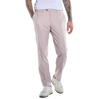 emilio adani Anzughose Herren Anzug-Hose slim fit, Rosa lila|rot 52; L