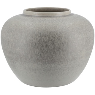 ASA SELECTION Vase  Florea , grau , Steingut , Maße (cm): H: 18  Ø: 11.5