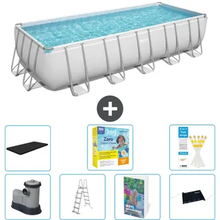 Bestway Power Steel Rechteckig - 640x274x132 Cm - 8-teilig  S582