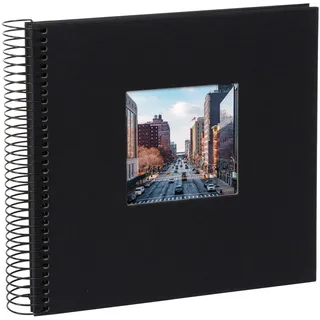 Goldbuch Bella Vista 20x20 cm, 40 schwarze Seiten, schwarz,