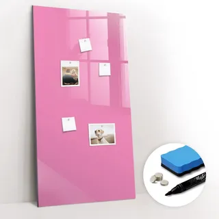 Tulup Magnettafel 60 x 120 cm Pink/Rosa