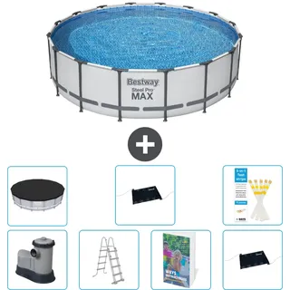 Bestway Steel Pro Max Rund - 488x122 Cm - 8-teilig  S562