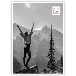 HAES DECO - Fotorahmen/Wandrahmen/Fotorahmen, Kunststoff, Easy Frame, Weiß, 50 x 70 cm – EF8W