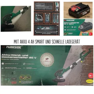 Parkside PWDSA 20-Li A1 Akku Trockenbauschleifer