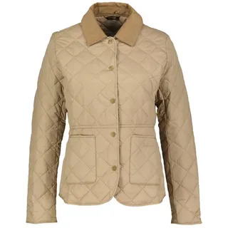 Barbour Steppjacke Damen Steppjacke DEVERON QUILT Regular Fit (1-St) beige 42