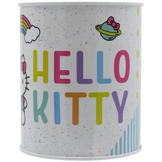 Hello Kitty Spardose 12 × 10 × 10 cm Metall Sparbüchse mit Schlitz für Münzen und Scheine, (1-tlg) bunt