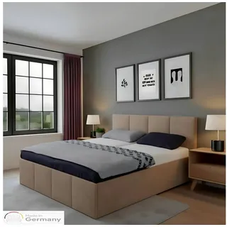 Halmon Schlafkomfort Betten Dalas Sahara 160 x 200 cm H3 Beige