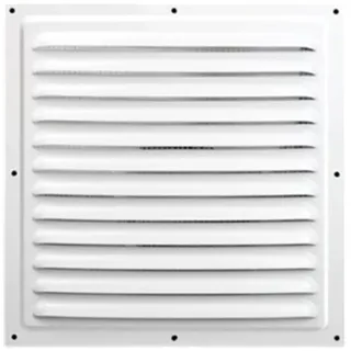 Wudhgslc Lüftungsgitter Aluminium 250x250 mm für Heizung und Kühlung 24h | Chemikalienfreies Design aus Aluminium; sichere Luft in Heim- und Büroräumen, 250x250 mm, einfache ohne Werkzeuge