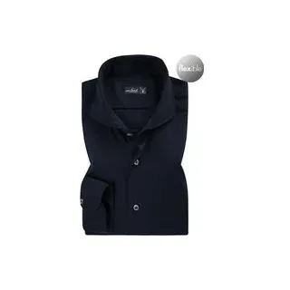 van Laack Herren Hemd blau, blau, NOS