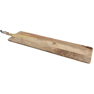 daslagerhaus living Buttermesser Schneidebrett Massiv Holz L 100 cm Holzbrett, extralang, Farbe natur, unbehandelt
