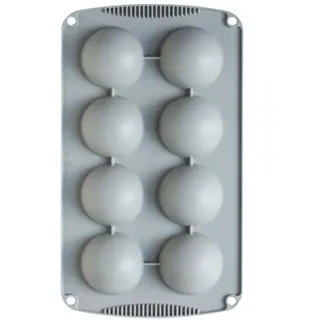 Silikonform Für Einteilige Halbkugeln, Kugeln, 60 Mm Dekor